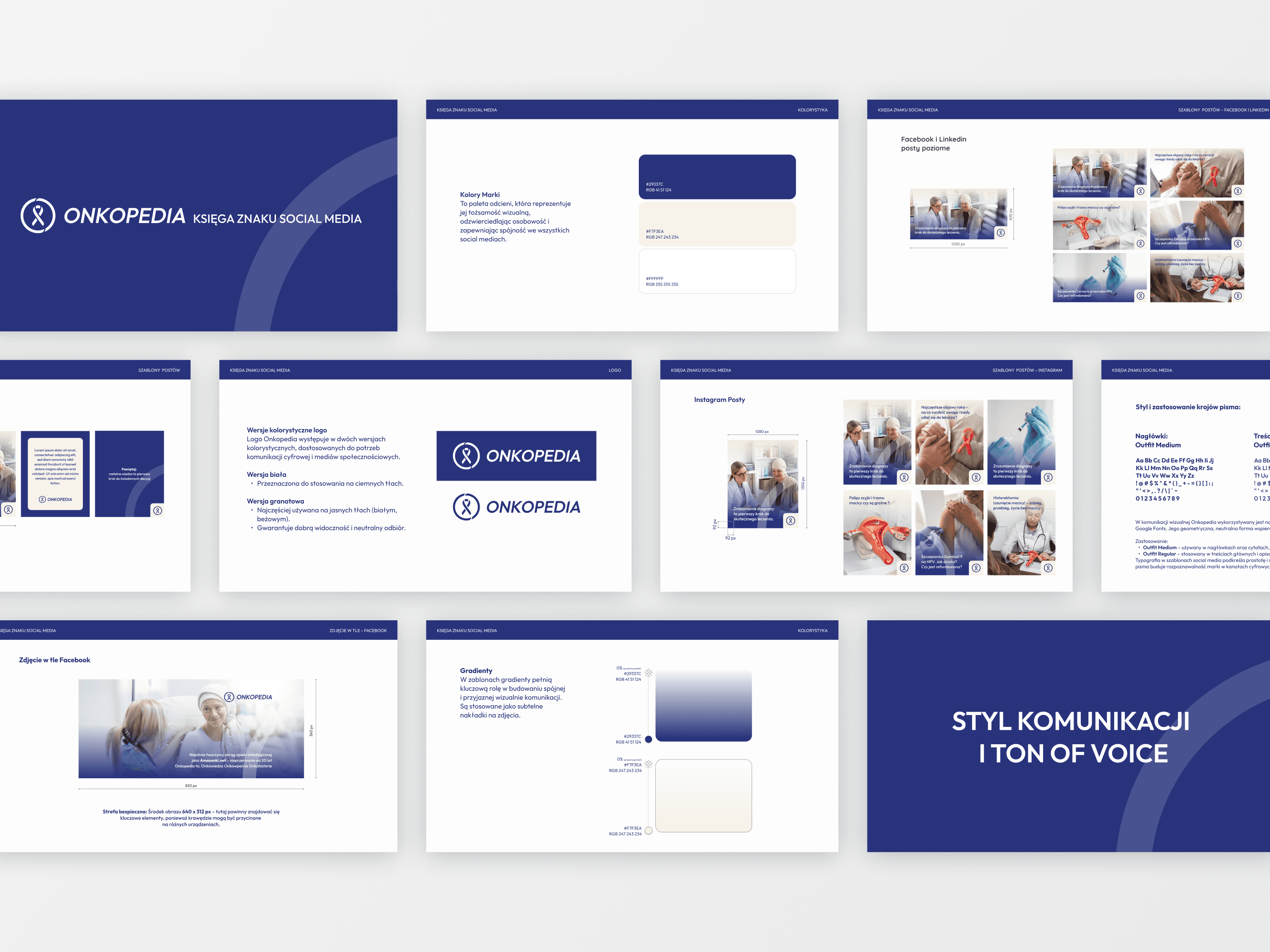 Social Media Grid Layout