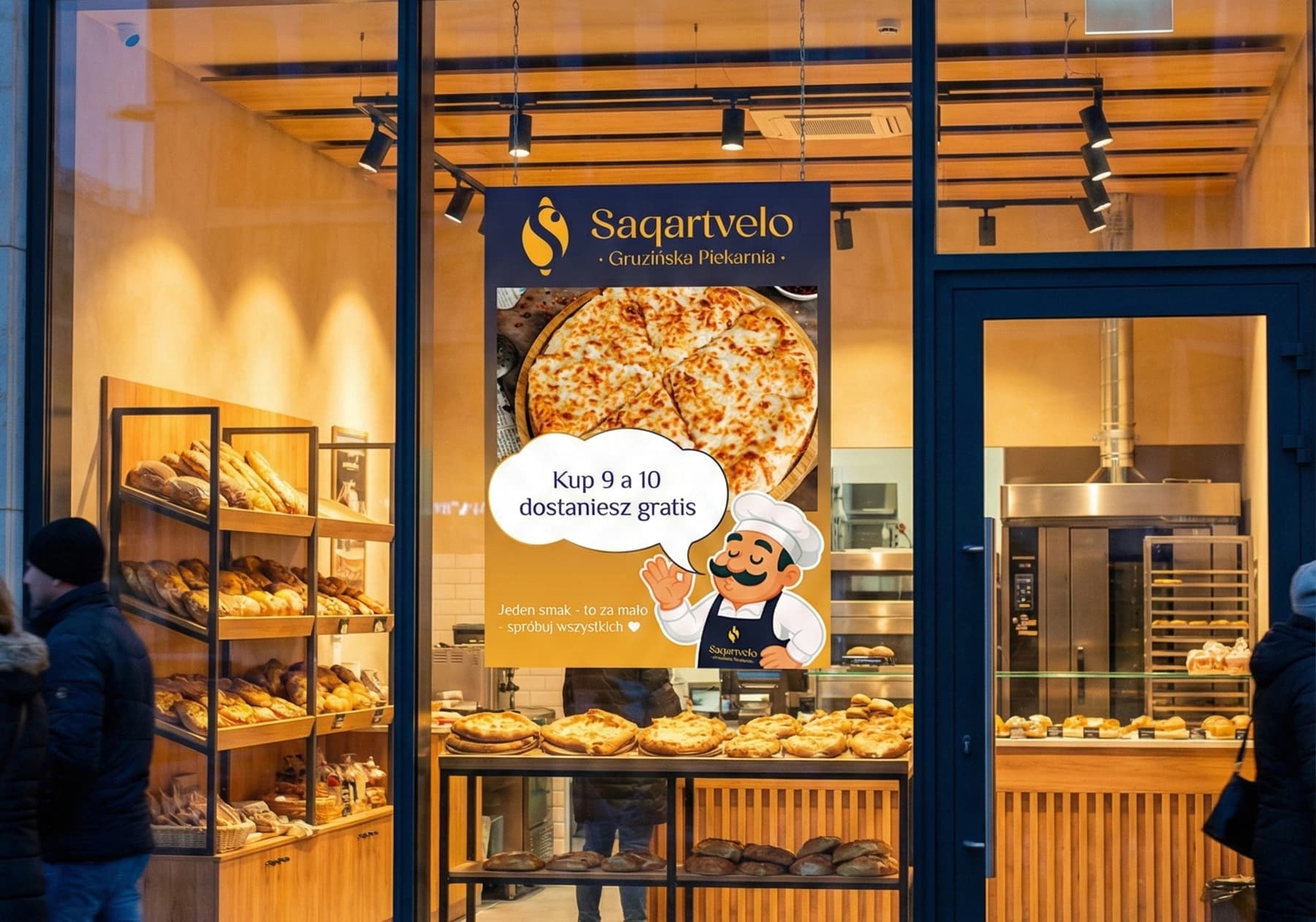 Saqartvelo – Branding gruzińskiej piekarni w Warszawie