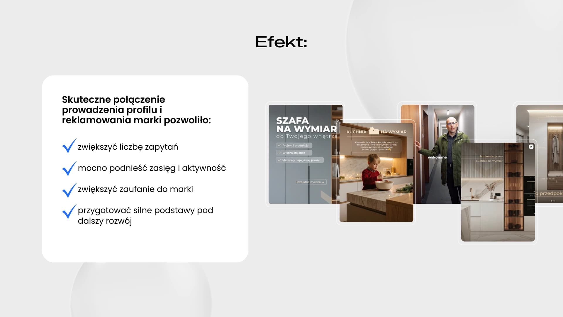 Kompleksowa obsługa social media i kampanie Facebook Ads dla producenta mebli
