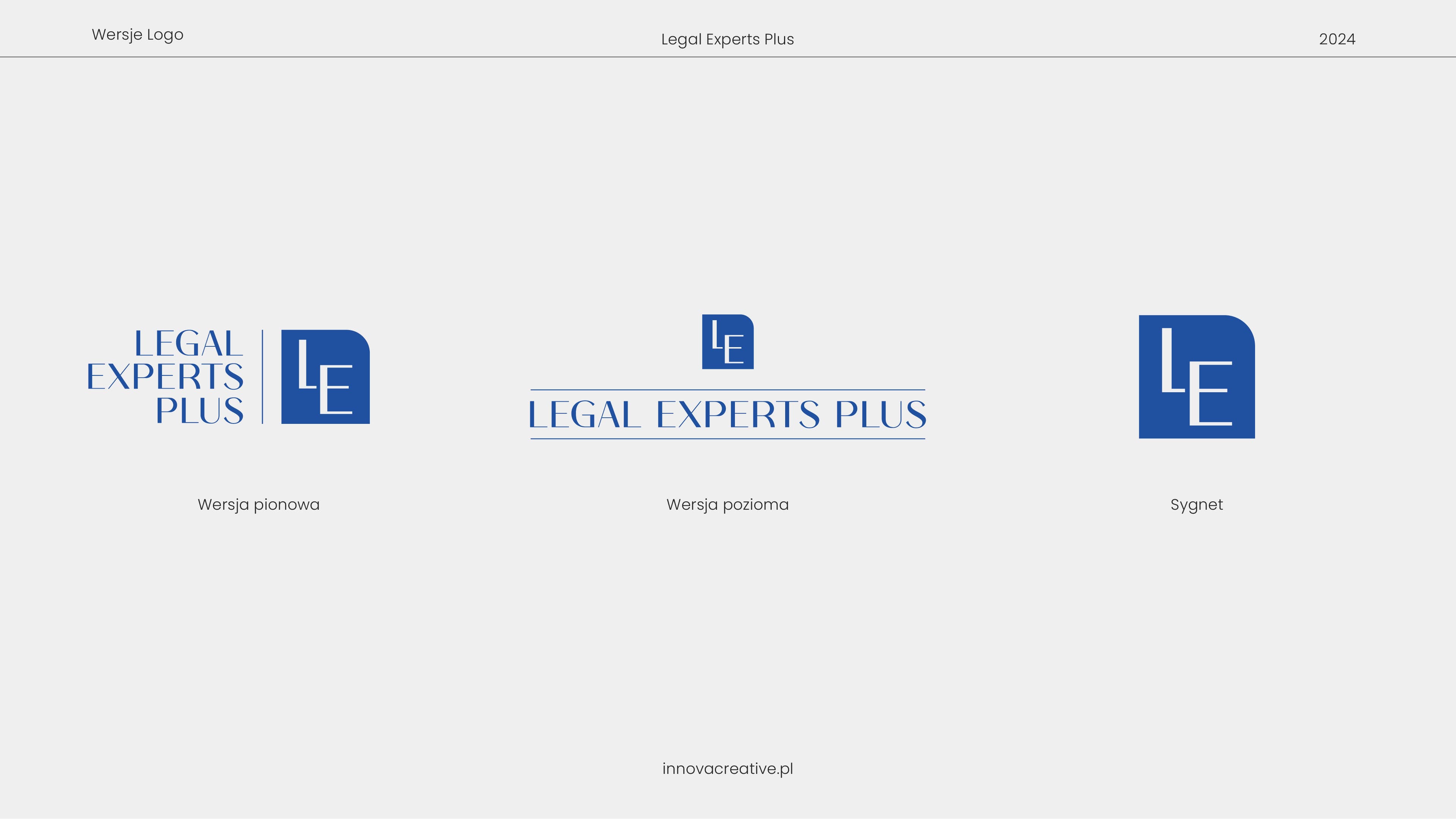 Identyfikacja wizualna
dla Legal Experts Plus